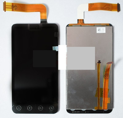 LCD+Touchscreen HTC EVO 3D black original foto