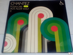 LP, Vynil, Disc, Chantez Folklore Aus Aller Welt vinil foto