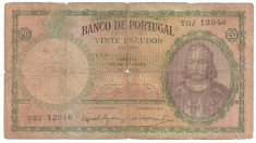 PORTUGALIA 20 ESCUDOS 1959 U foto