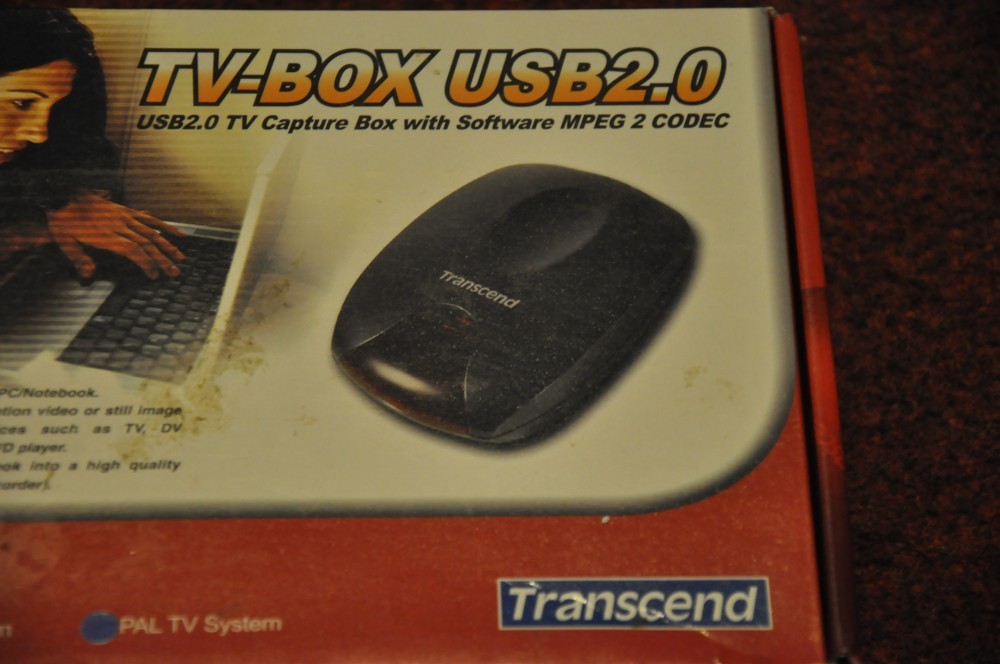 Transcend TV-Box USB 2.0 - TV tuner / video input adapter TS-TVW2P ...