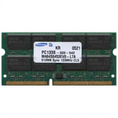 Memorie RAM Laptop 512Mb SDRAM 133Mhz PC133 144 Pini SO-DIMM Notebook Memory Module - Produs NOU! foto