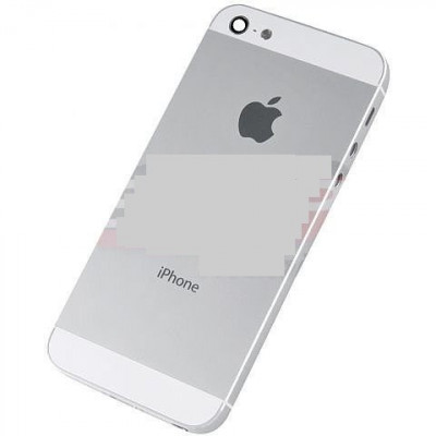 Capac spate+mijloc+suport sim iPhone 5 white original foto