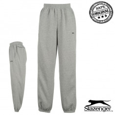 Pantaloni Trening Slazenger Closed Hem Track Pants , Originali , Noi , Culoare Gri Marl - Import Anglia - Marimi S , M , L - 65% PY , 35% Bumbac foto