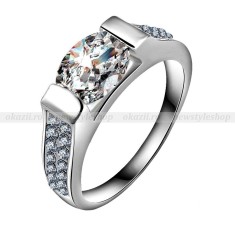 INEL CU ELEMENTE SWAROVSKI + CRISTAL ZIRCONIU, PLACAT CU PLATINA &ndash; model 240