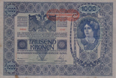 AUSTRIA 1.000 kronen 1902 VF+++!!! foto