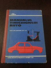 MANUALUL TINICHIGIULUI AUTO -- I. Sava, N. Dinescu -- 1973, 364 p. foto