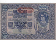 AUSTRIA 1.000 kronen 1902 XF!!! foto