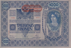 AUSTRIA 1.000 kronen 1902 XF+++!!! foto