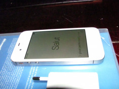 IPHONE 4S 8GB WHITE IMPECABIL BLOCAT ICLOUD foto