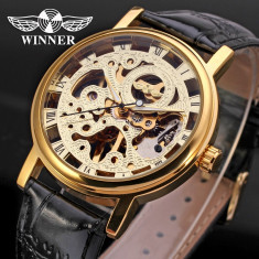 CEAS BARBATI ELEGANT WINNER MECANIC SKELETON SILVER ?i GOLD foto