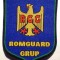 5.493 ROMANIA ECUSON EMBLEMA PATCH RGG ROMGUARD GRUP 104/82mm