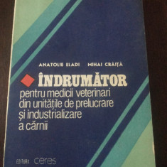 INDRUMATOR PENTRU MEDICII VETERINARI DIN UNITATILE DE PRELUCRARE ..A CARNII 1988