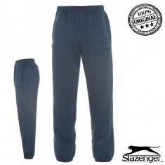 Pantaloni Trening Slazenger Closed Hem Track Pants , Originali , Noi , Culoare denim Blue - Import Anglia - Marimi S , M , L - 65% PY , 35% Bumbac foto