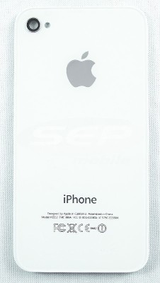 Capac spate iPhone 4 white original foto