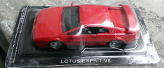 Macheta metal DeAgostini Lotus Esprit V8 NOUA, SIGILATA din colectia Automobile de Vis, Scara 1:43 + revista nr.5 foto