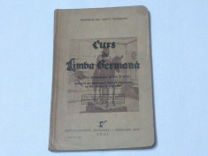 VIRGIL TEMPEANU - CURS DE LIMBA GERMANA cls.VII-a secundara ( baieti si fete ) Ed.1941 foto