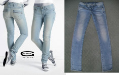 G-STAR Blugi femei Slim FIT &amp;quot;CORVET Skinny JEANS&amp;quot;. Marime W24 / L32 de blug (cca XS/S). Produse noi ORIGINALE, REDUSE! Magazin OUTLET. foto