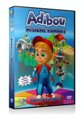 Adibou - Misiune Pamant - Colectie 7 DVD-uri Desene Educative Dublate Romana foto