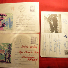 3 Intreguri Postale - TURISM -1963- 1968