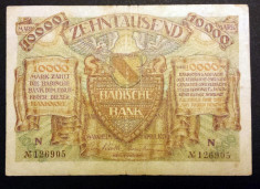 Germania 10.000 Mark Badische Bank [1] foto