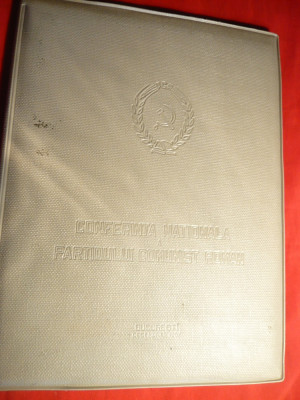 Mapa de Participant la Conferinta Nationala a PCR Bucuresti decembrie 1967 foto