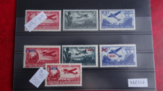 Mz314 Timbre nestamp Posta aeriana+aviatie-supratipar pe 30lei visiniu-&amp;#039;48-&amp;#039;52 foto