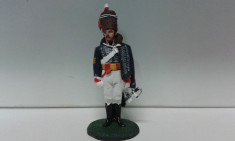 Soldat din plumb - Sergeant Major 15th Hussars 1808 scara 1:32 foto