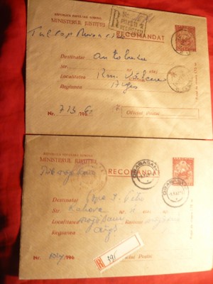 2 Plicuri Speciale pt. Minister Justitie 1960 ,recomandate foto