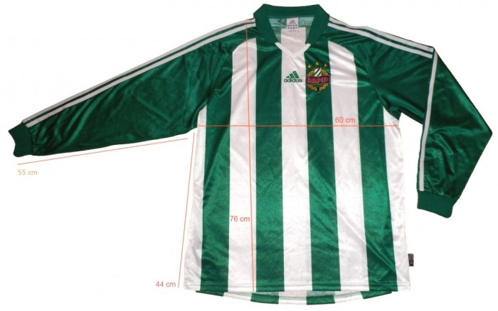 Bluza fotbal ADIDAS RAPID Clima Lite originala (L spre XL) cod-171166 foto mare Bluza fotbal ADIDAS RAPID Clima Lite originala (L spre XL) cod-171166 foto mare