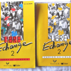 LIBRE ECHANGE 2 - METHODE DE FRANCAIS +CAHIER DE L'ELEVE, J. Courtillon / Salins