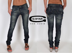 G-STAR Blugi femei Slim FIT &amp;quot;5620 BLACK BLUE CHELSEA DENIM&amp;quot;. Marime W27 / L32 de blug. Produse noi ORIGINALE, REDUSE! Magazin OUTLET Arad. foto