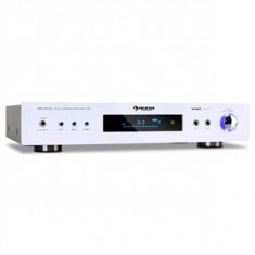 Amplificator surround Auna AMP-9200 600W , design alb foto