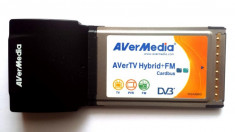 TUNER DIGITAL AVERMEDIA AVerTV Hybrid+FM PCMCIA - TRANSPORT GRATUIT foto