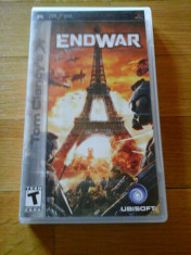 JOC PSP TOM CLANCY&amp;#039;s END WAR ORIGINAL / STOC REAL / by DARK WADDER foto