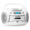 Auna Berry Boom radio portabil Recorder USB MP3 alb