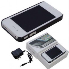 Electrosoc autoaparare sub forma de telefon mobil iPHONE cu lanterna pe led si husa. foto