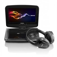 Lenco DVP-937 DVD player portabil inclusiv. Casti Infrarosu USB SD MMC foto