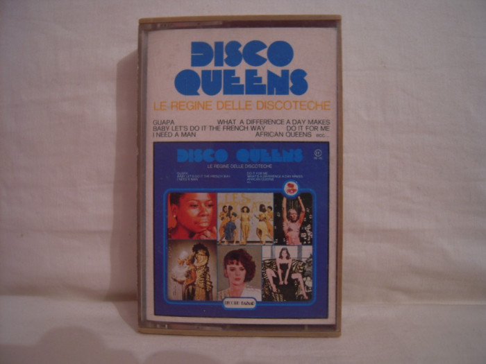 Vand caseta audio Disco Queens. Le Regine Delle Discoteche.Originala! Raritate !