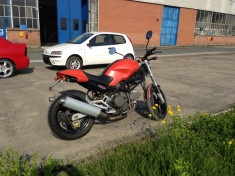 Ducati Monster 600, 98, 32kkm, 40kW, 265kg, carburator, rezervor usor lovit, cauciucuri noi, baterie 9, nr ITALIAN, euro 2, revizionata, motor perfect foto