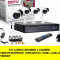 Kit supraveghere CCTV sistem DVR 4 camere exterior internet cabluri, hdmi