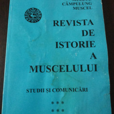 REVISTA DE ISTORIE A MUSCELULUI, Studii si Comunicari - St. Trambaciu - 2001,221