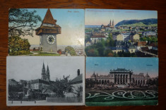 Lot carti postale si fotografii vechi 19 buc foto