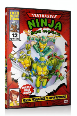 Testoasele Ninja - Colectie 4 DVD - Desene Animate Dublate in Limba Romana foto