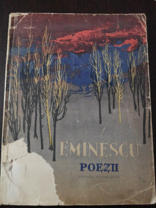 POEZII -- Mihai Eminescu [ilustratii de PERAHIM] -- 1961, 134 p
