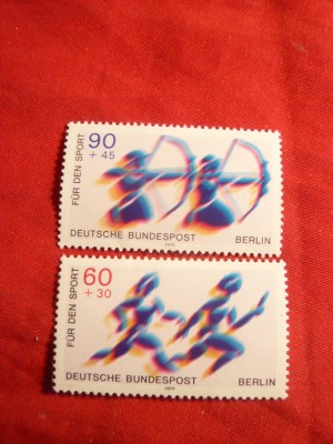 Serie- Sport 1972 Berlin , 2 val. foto