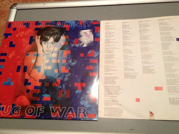 PAUL McCARTNEY (Wings) - TUG OF WAR (1982/ EMI/RFG) - vinil/vinyl/NM+