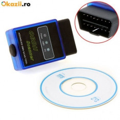 Interfata Diagnoza Auto Mini V2.1 Bluetooth ELM327 OBDII OBD-II OBD2 Vehicle Car Diagnostic Scanner Tool foto