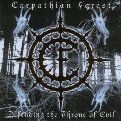 CARPATHIAN FOREST (Norway) &amp;lrm;&amp;ndash; Defending The Throne Of Evil (Black Metal) CD 2003 Sigilat foto