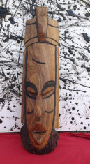 Arta Africana - Frumoasa masca din lemn masiv !!! foto