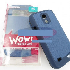 Toc FlipCover EasyView WOW Samsung I9190 Galaxy S4 mini ALBASTRU